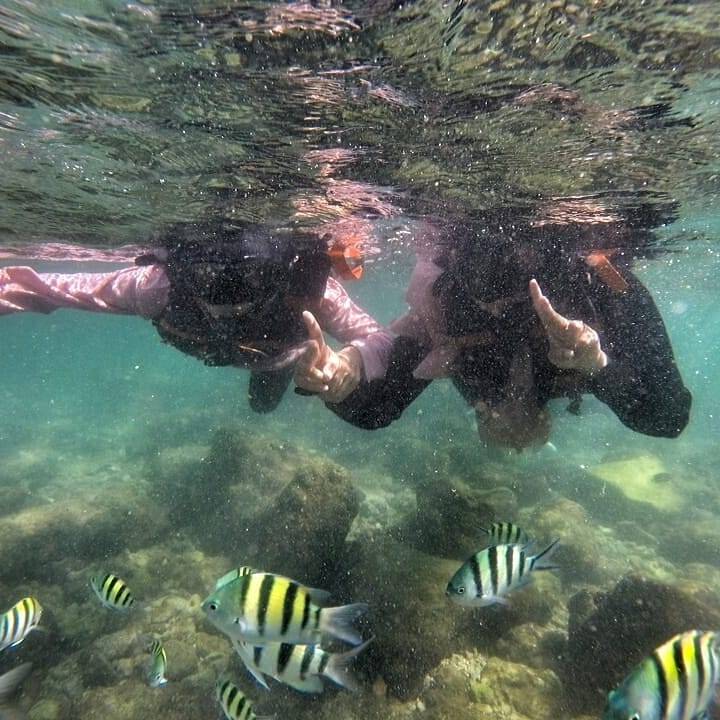 Snorkling di Pantai Nglambor