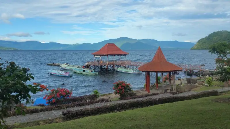 Dermaga di Danau Ranau via Gmap.