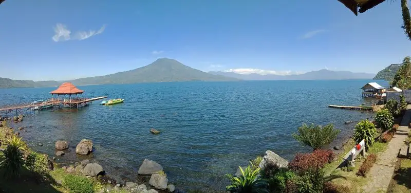 Keindahan Danau Ranau via Gmap.