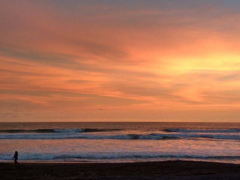 Sunset di Pantai Depok