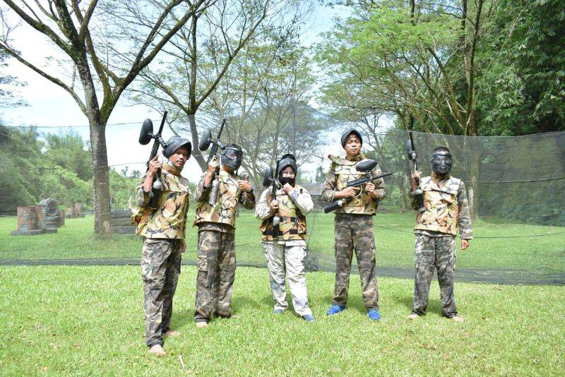 paintball di Kampung Ladang Medan foto via Gmap