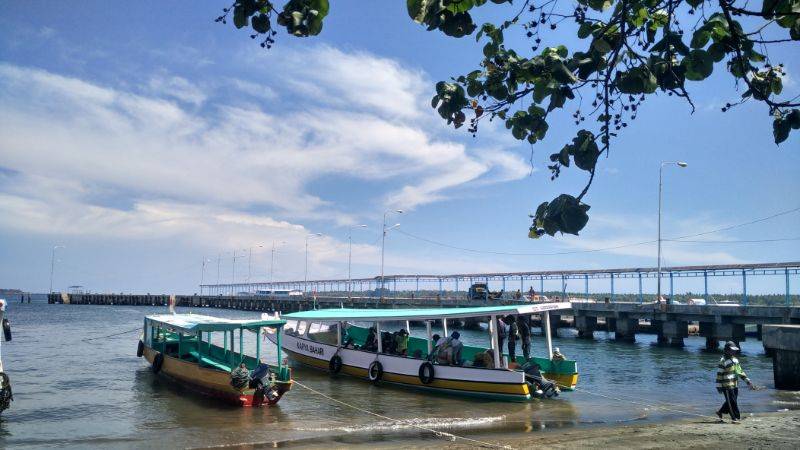 Pelabuhan Bangsal via Gmap