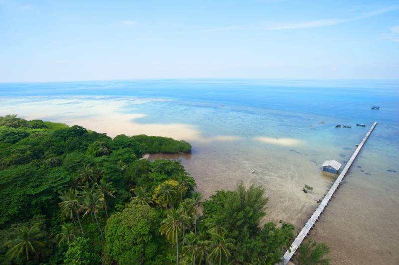 Pemandangan pulau biawak indramayu