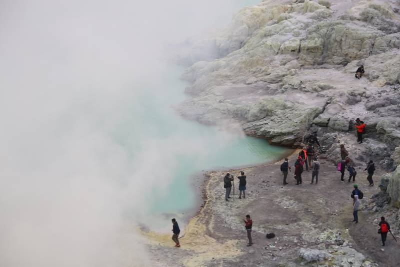 Perjalanan di kawah ijen