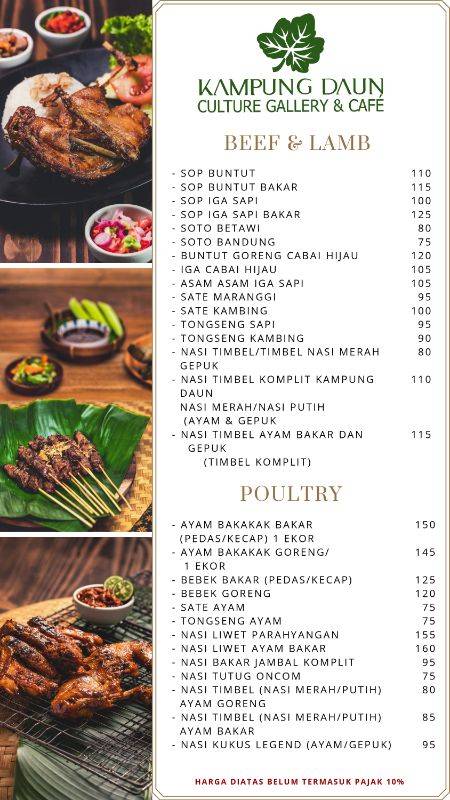 Kampung Daun Menu Of The Month page 0002