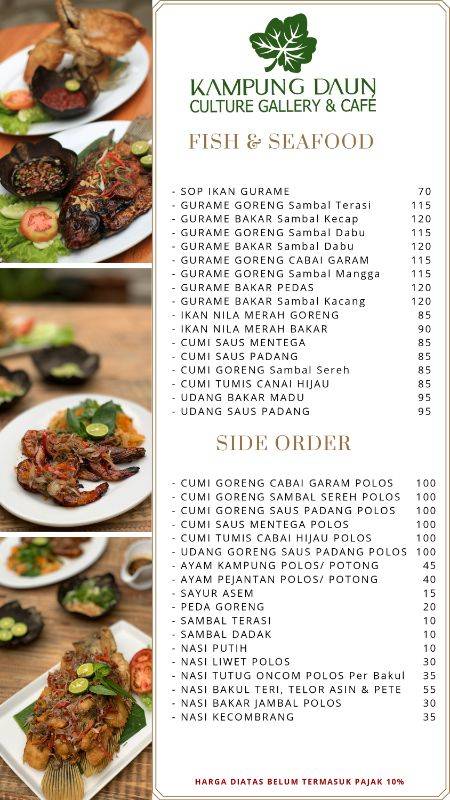 Kampung Daun Menu Of The Month page 0003