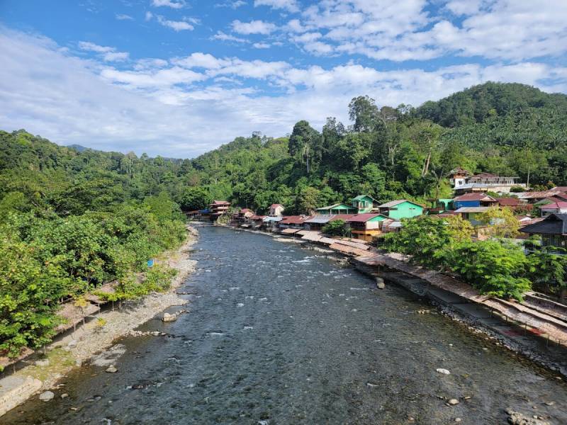 Sungai di Bukit Lawang