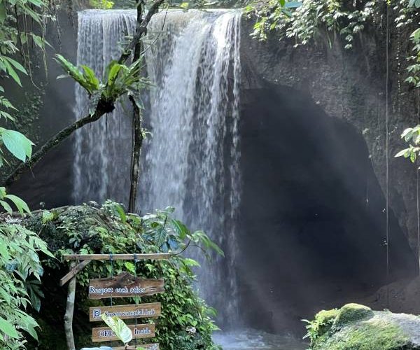 Suwat Waterfall in Bali