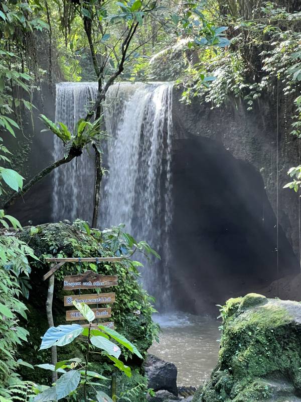 Suwat Waterfall in Bali