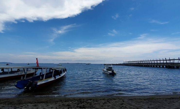 Pemandangan Pelabuhan Bangsal via Gmap