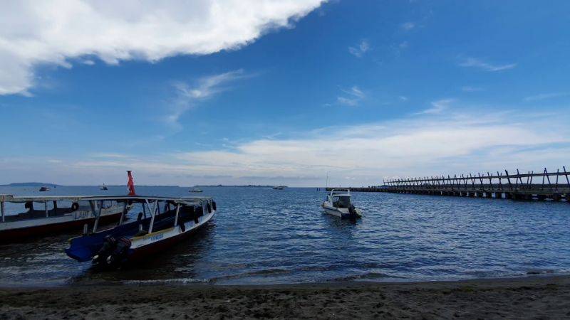 Pemandangan Pelabuhan Bangsal via Gmap