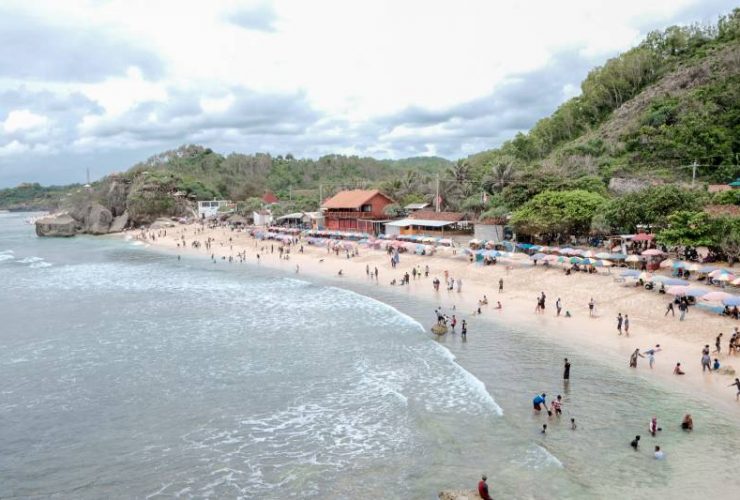 Pesona Pantai Indrayanti via Gmap