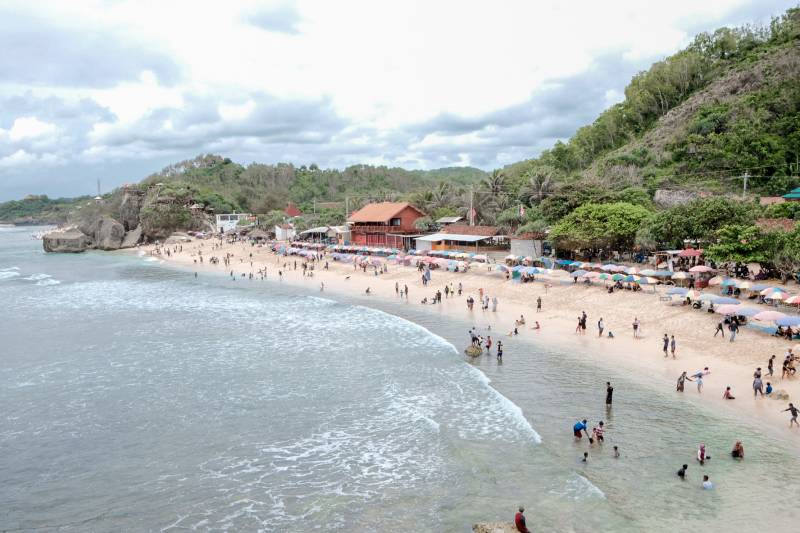 Pesona Pantai Indrayanti via Gmap