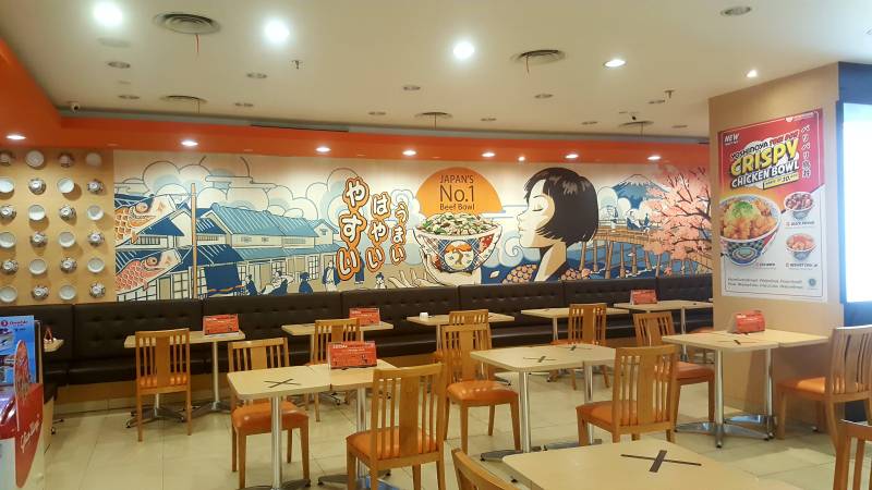 Cafe di Bandar Lampung Yoshinoya Japanese Restaurant