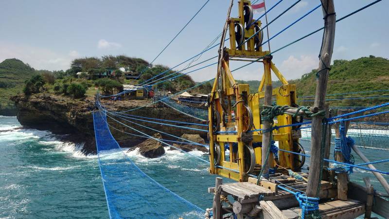 Jembatan dan Gantole Pantai Timang